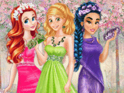 Colors of Spring Princess Gowns